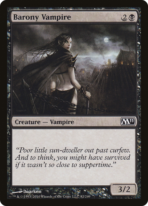 Barony Vampire (M11-082) - Magic 2011