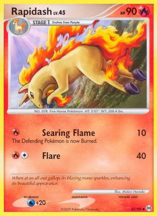 Rapidash (47) (47) 047/99  Arceus - Uncommon