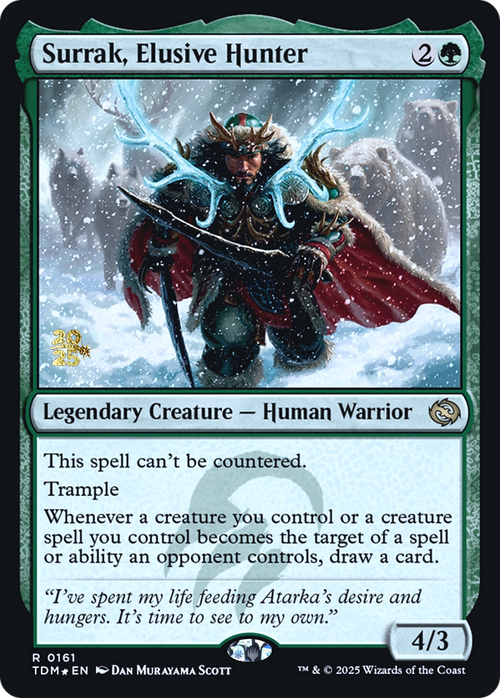 Surrak, Elusive Hunter (PRE-161S) - Prerelease Cards Foil