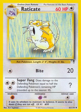 Raticate  Legendary Collection - Uncommon