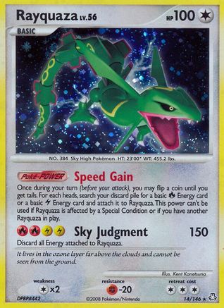 Rayquaza/146  - Reverse Holofoil Legends Awakened - Holo Rare