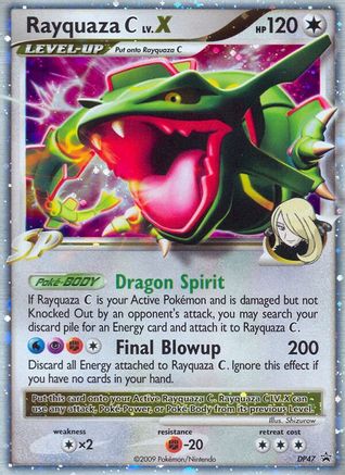 Rayquaza C LV.X - DP47  - Holofoil Diamond and Pearl Promos - Promo