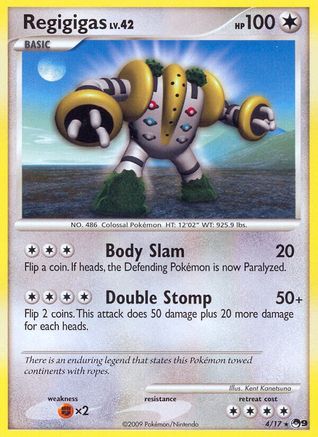 Regigigas/017  POP Series 9 - Rare