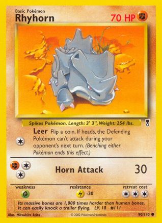 Rhyhorn/110  Legendary Collection - Common