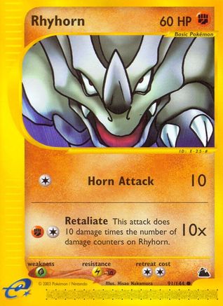 Rhyhorn/144  Skyridge - Common
