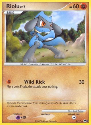 Riolu/017  POP Series 6 - Uncommon