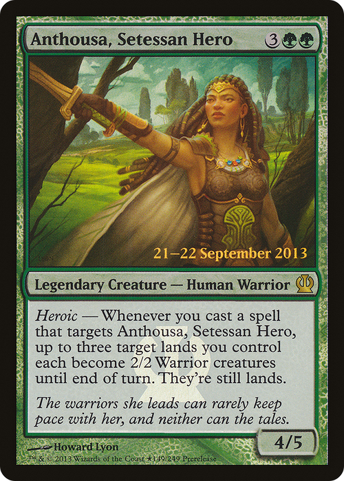 Anthousa, Setessan Hero (PRE-149★) - Theros Promos Foil