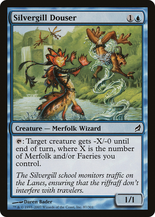 Silvergill Douser (LRW-087) - Lorwyn