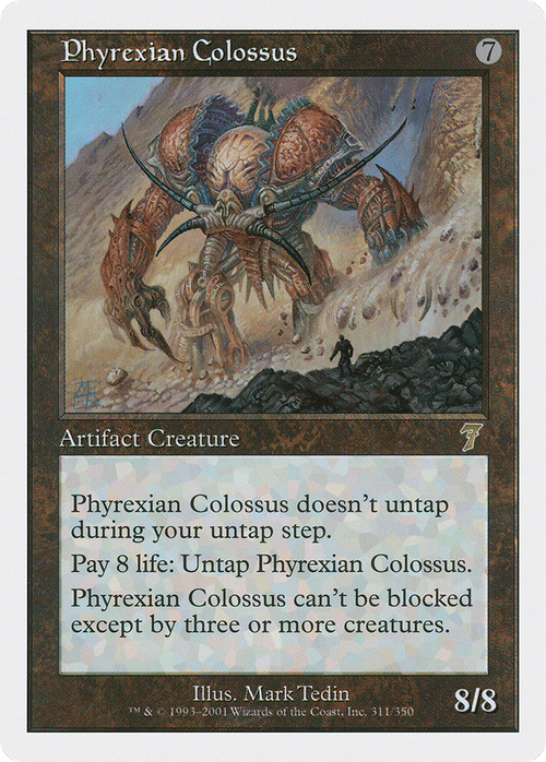 Phyrexian Colossus (7ED-311) - 7th Edition Foil
