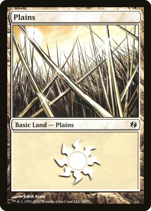 Plains (38) (DDI-038) - Duel Decks: Venser vs. Koth