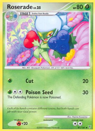 Roserade/147  - Reverse Holofoil Supreme Victors - Uncommon