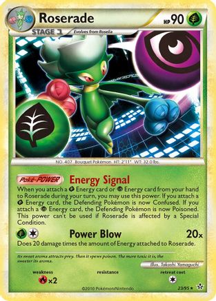 Roserade/95  Unleashed - Rare