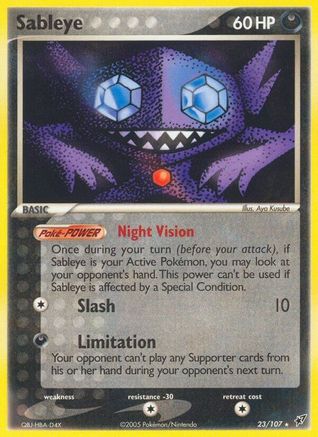 Sableye 023/107  Deoxys - Rare
