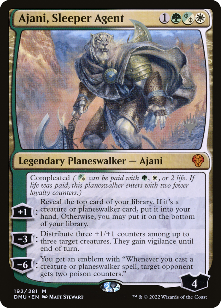 Ajani, Sleeper Agent (PPDMU-192) - Dominaria United Promos
