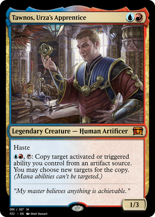 Tawnos, Urza's Apprentice (PZ2-70687) - Treasure Chest Foil