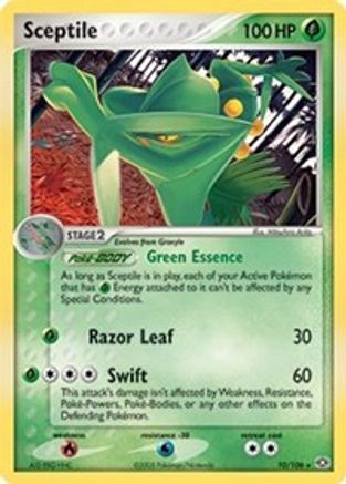 Sceptile - 10/106(EX Emerald)/106  Deck Exclusives - Rare