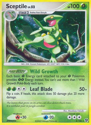 Sceptile  - Reverse Holofoil Great Encounters - Holo Rare