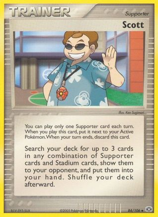 Scott/106  - Reverse Holofoil Emerald - Uncommon
