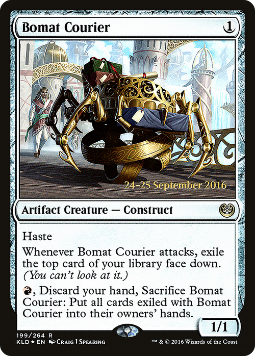 Bomat Courier (PRE-199S) - Kaladesh Promos Foil