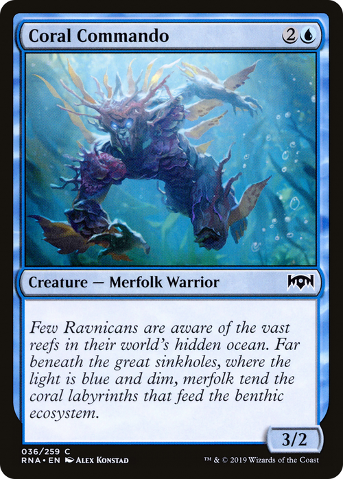 Coral Commando (RNA-036) - Ravnica Allegiance