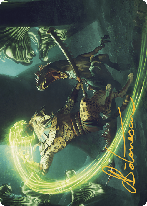 Contest of Claws // Contest of Claws (ALCI-072) - The Lost Caverns of Ixalan Art Series (Borderless) Foil
