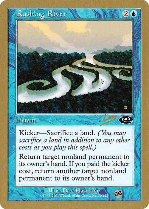 Rushing River - 2002 Raphael Levy (PLS) (SB) (WCD-) - World Championship Decks 2002