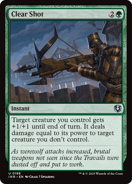 Clear Shot (INR-188) - Innistrad Remastered Foil