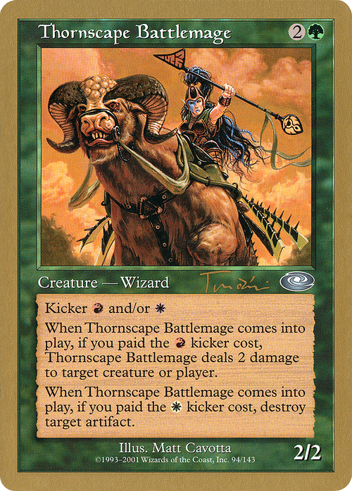 Thornscape Battlemage - 2001 Jan Tomcani (PLS) (WCD-) - World Championship Decks 2001