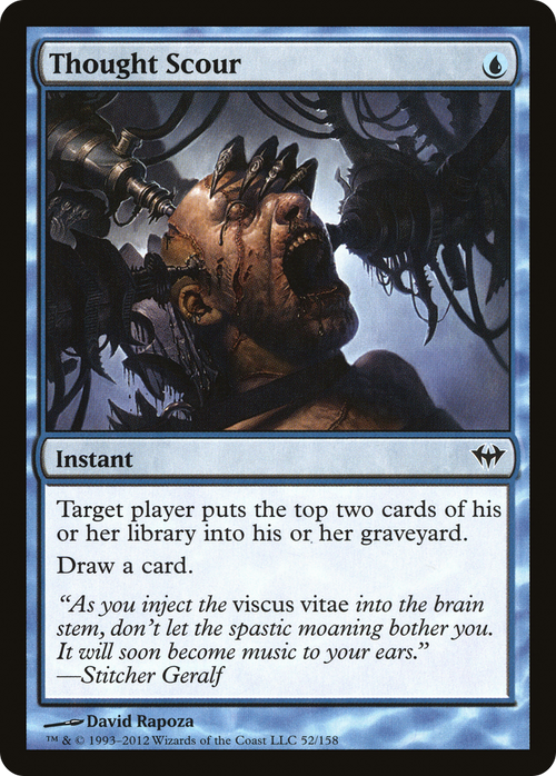 Thought Scour (DKA-052) - Dark Ascension Foil