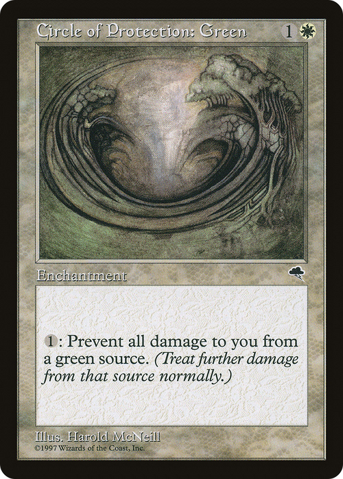 Circle of Protection: Green (TMP-010) - Tempest