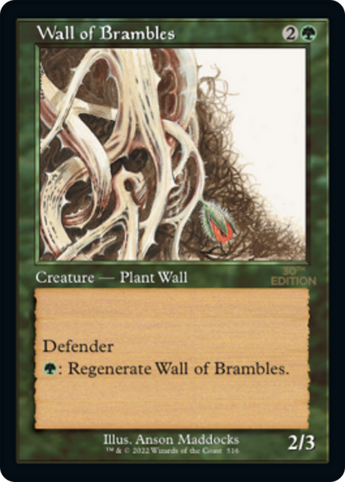 Wall of Brambles (Retro Frame) (30A-516) - 30th Anniversary Edition