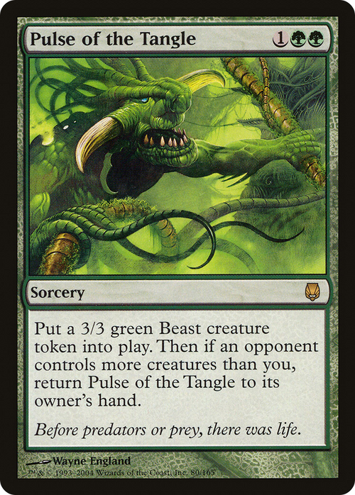 Pulse of the Tangle (DST-080) - Darksteel Foil