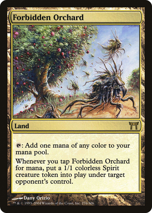 Forbidden Orchard (CHK-276) - Champions of Kamigawa