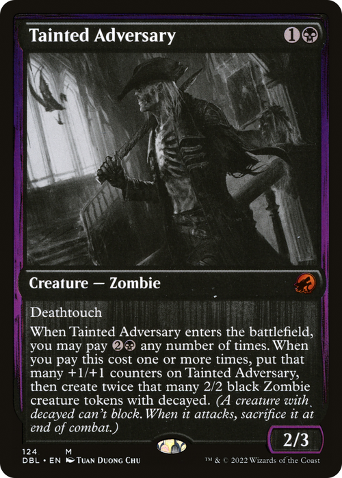 Tainted Adversary (DBL-124) - Innistrad: Double Feature
