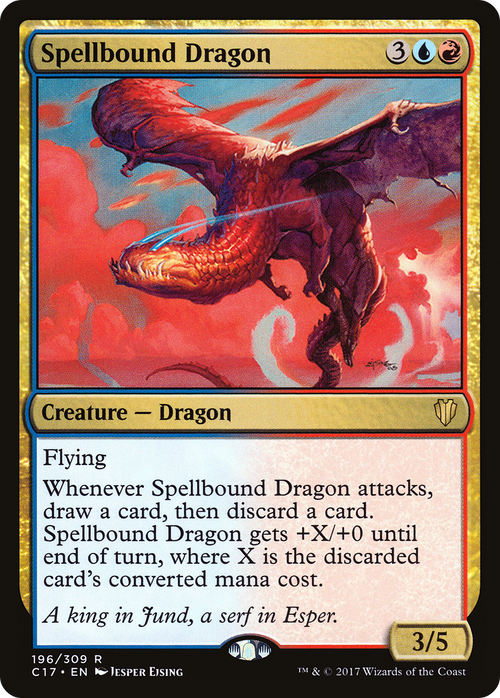 Spellbound Dragon (C17-196) - Commander 2017