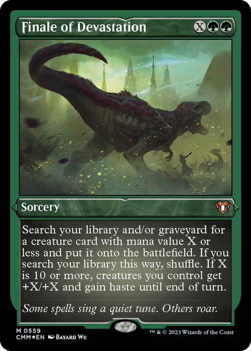 Finale of Devastation (Foil Etched) (CMM-559) - Commander Masters Foil