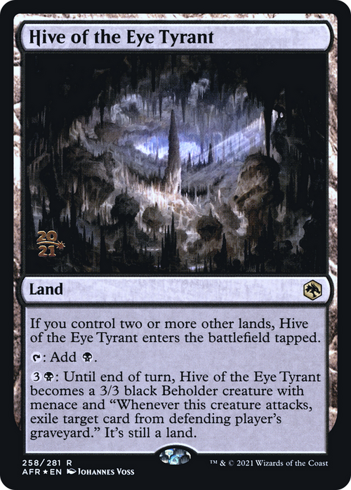 Hive of the Eye Tyrant (PRE-258S) - Adventures in the Forgotten Realms Promos Foil