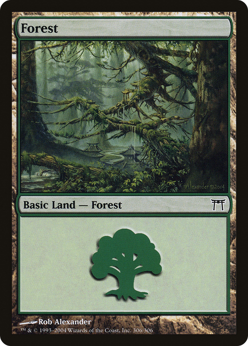 Forest (306) (CHK-306) - Champions of Kamigawa