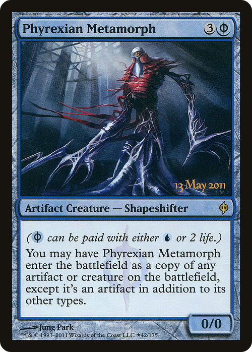 Phyrexian Metamorph (LARP-42★) - New Phyrexia Promos Foil