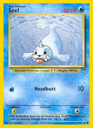 Seel  - Reverse Holofoil Legendary Collection - Common