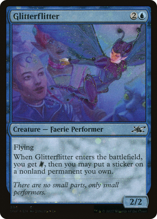 Glitterflitter (Galaxy Foil) (UNF-334) - Unfinity Foil