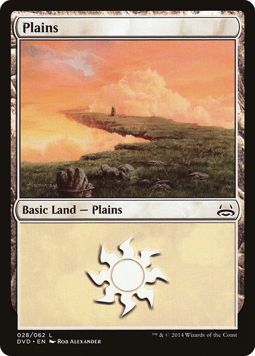 Plains (28) (Divine vs. Demonic) (DD3-028) - Duel Decks Anthology: Divine vs. Demonic