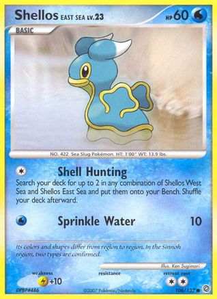Shellos East Sea 106/132  Secret Wonders - Common
