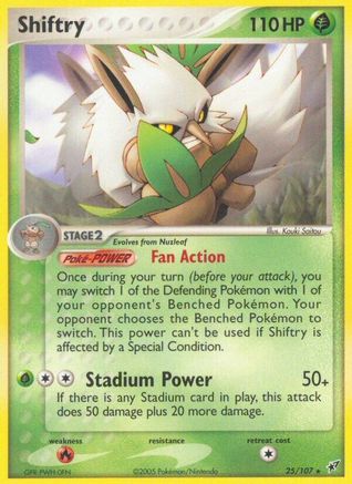 Shiftry/107  Deoxys - Rare