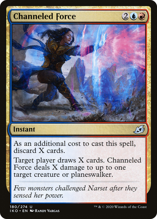 Channeled Force (IKO-180) - Ikoria: Lair of Behemoths Foil