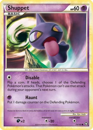 Shuppet 075  - Reverse Holofoil Triumphant - Common