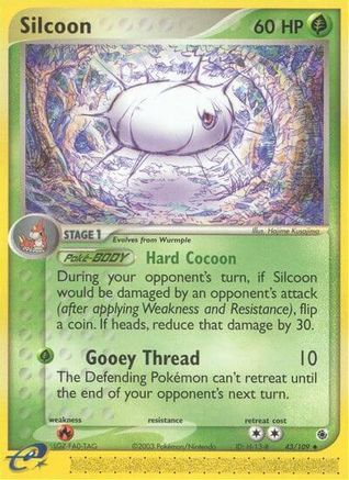 Silcoon  - Reverse Holofoil Ruby and Sapphire - Uncommon
