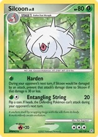 Silcoon/130  - Reverse Holofoil Diamond and Pearl - Uncommon