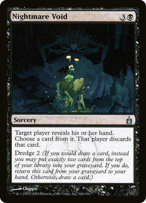 Nightmare Void (RAV-100) - Ravnica: City of Guilds Foil