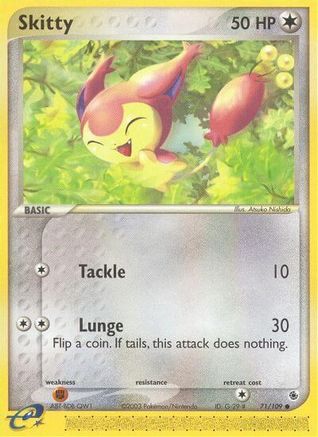 Skitty 071/109  Ruby and Sapphire - Common